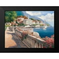 thumbnail image 2 of Chiu, T.C. 14x12 Black Modern Framed Museum Art Print Titled - Lago di Como I, 2 of 5