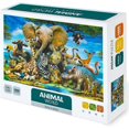 thumbnail image 1 of Jigsaw Puzzles, 1000 Piece Ultra Thick Parent-Child Interaction Game Puzzles for Adults Kids Relaxation Recreation (Elephant), 1 of 4