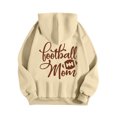 thumbnail image 4 of WEAIXIMIUNG Sweat à Capuche pour Femme avec Imprimé Lettre de Rugby et Manches Longues, 4 of 4