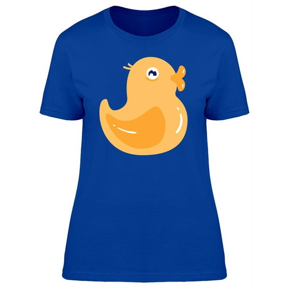 Cute Yellow Rubber Duck Toy T-Shirt Women -Image by Shutterstock, Female Medium