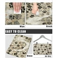 thumbnail image 3 of Dog Food Mat Absorbent Pet Feeding Mats Drying Mat for Food and Water Dog Accessories Pet Supplies 20''''x12'''', black-5, 3 of 6