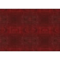 thumbnail image 1 of Ahgly Company Indoor Rectangle Patterned Love Red Area Rugs, 4' x 6', 1 of 6
