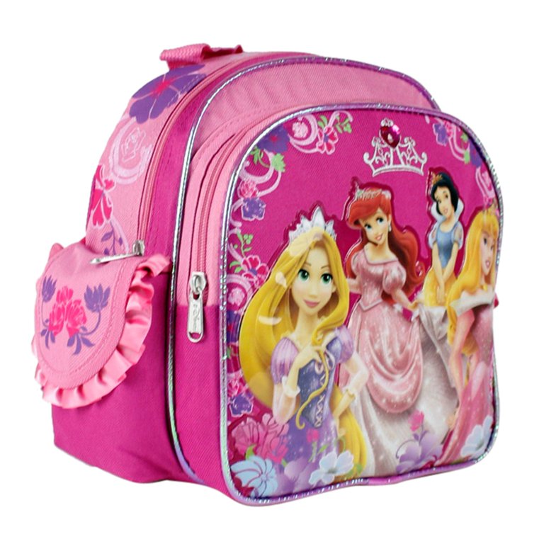 Disney Princess Girls School Backpack Lunch Box Book Bag SET Pink Kids Gift  toy