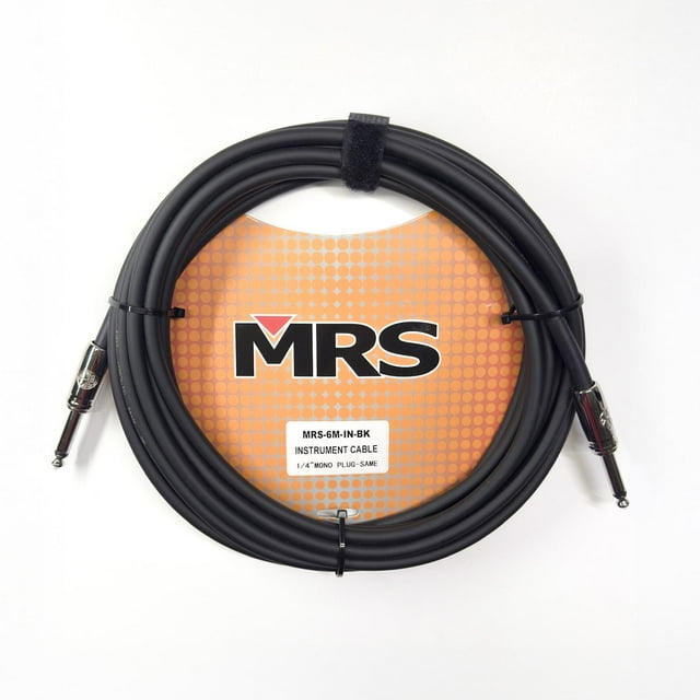 MORRISON Cable para Instrumento de 1/4 de 6 metros MRS-6M-IN-BK MORRISON