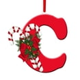 thumbnail image 1 of Acrylic Christmas Pendants 26 Letter Design Lightweight for Tree Decorating, 1 of 3