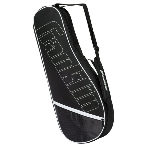 Franklin Sports Tennis Racket Bag - Tennis Shoulder Bag for Men   Women - Holds (4) Rackets   Equipment for Practice   Matches - Travel   Storage Case with Fence Hook