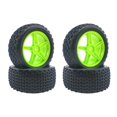 thumbnail image 1 of Paquete de 4 Neumáticos CUTICAT 1/12 1/14 Vehículos Todoterreno 144001 Accesorios Ruedas de orugas RC Verde, 1 of 7