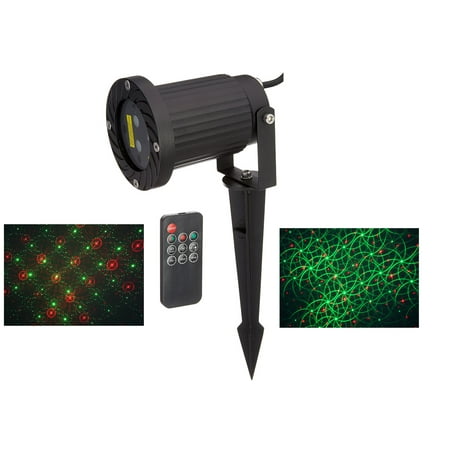 - Remote Controllable 12 patterns in 1 Firefly Moving Laser Christmas Lights with Green and Red Lasers By Ledmall