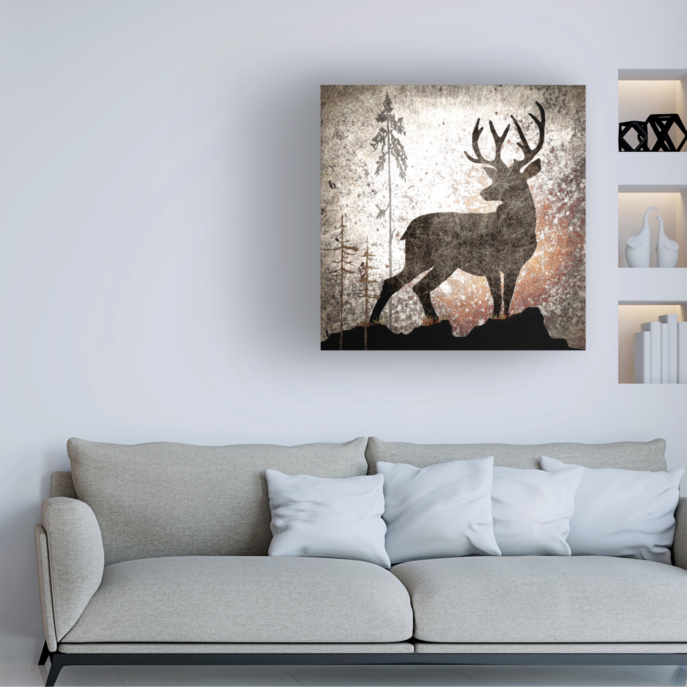LightBoxJournal 'Calling Deer' Canvas Art