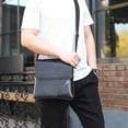 thumbnail image 4 of Premiums Textured Leather Shoulder Crossbody Bag Adjustable Strap Lightweight Spacious Handbag For Travel Work Daily Necessary, 4 of 6