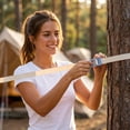 thumbnail image 4 of Portable Adjustable Clothesline, No Drill Clothes Hanger, Multi Hook System for Indoor Outdoor Use, Travel-Friendly Storage Solution, Roll-Up Design, 4 of 6