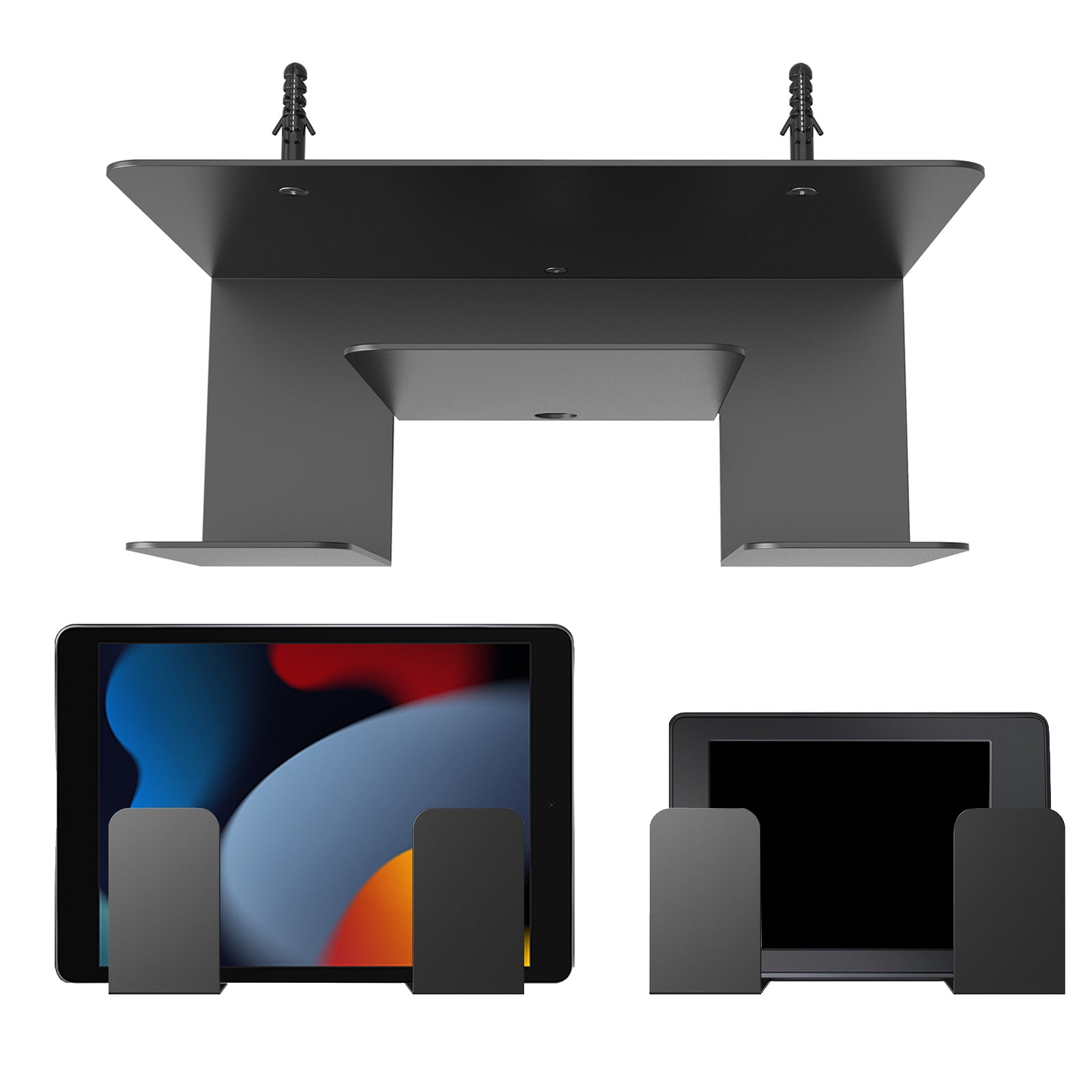 Tablet and Laptop Wall Organizers Wall Mount Stand with Protective Foam for Under 4cm Thickness