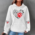thumbnail image 1 of DPTALR Femmes Imprimé Col Rond Manches Longues Desserrer Sweat-Shirt Unique Tops Pull-Over Blouse, 1 of 4