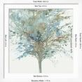 thumbnail image 5 of Art.com Tree Teal I Art Print by Allison Pearce, White Frame Wall Art, 38" x 38", 5 of 5