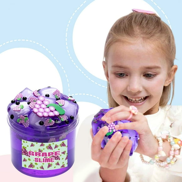 70ml Fruit Crystal Mud Slime Toy, Colored Stretchy DIY Noodles Clay for Creative Handmade Crafts and Sensory Activities