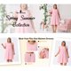 thumbnail image 3 of Vestidos de Verano para Mujeres de Talla Grande Agnes Orinda para el Día de la Madre con Mangas Onduladas y Cuello Redondo, Casual Midi de Playa 3X Rosa, 3 of 8