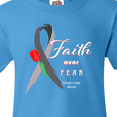 thumbnail image 4 of Inktastic Faith over Fear Parkinson's Awareness with Red Tulip Youth T-Shirt, 4 of 5