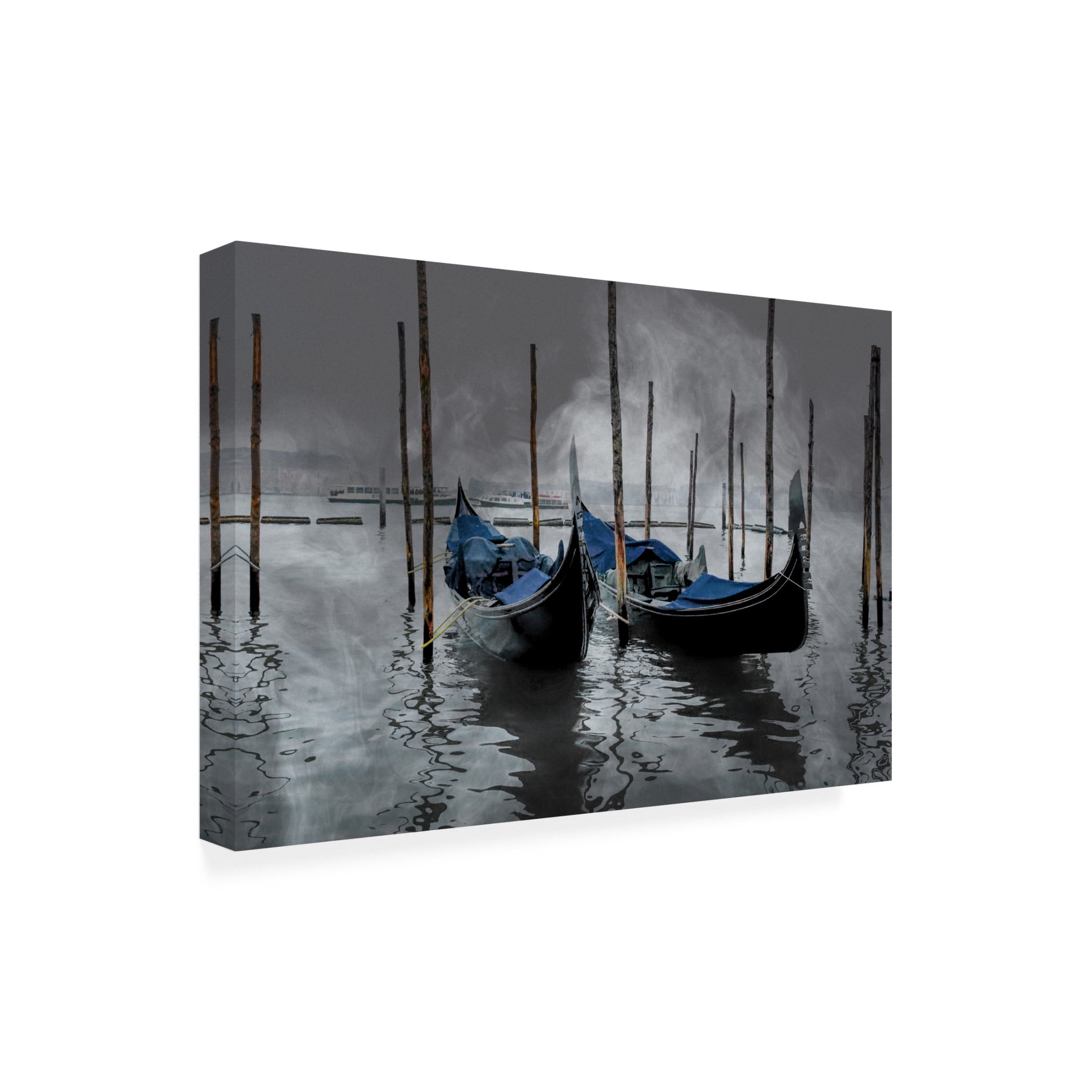 Trademark Fine Art Isabelle DUPONT Gondolas Canvas Wall Art
