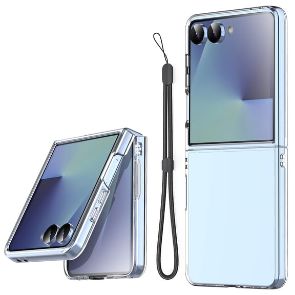 AICase For Samsung Galaxy Z Flip7 Liquid Silicone Shockproof Hard Case Cover Lanyard