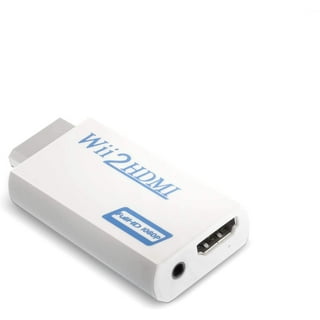 Wii to HDMI 1M(3.2FT) Cable Converter,1080P/ 720P Wii HDMI Adapter Output  Video Audio Wii HDMI Converter Supports All Wii Display Modes, NTSC  .Compatible with Wii, Wii U, HDTV
