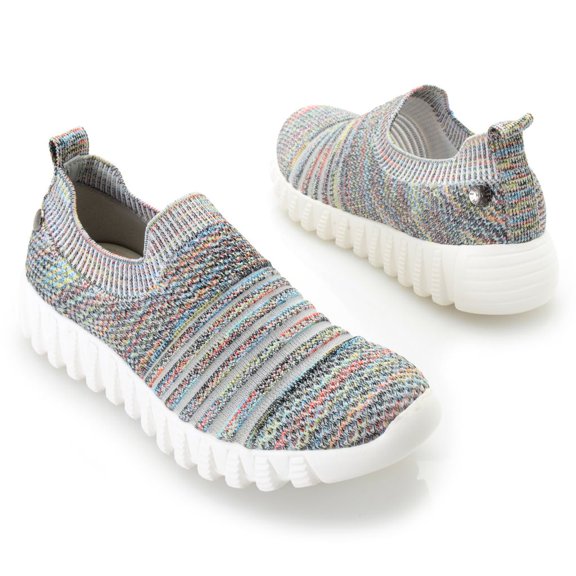 Bernie Mev "Wylie" Knit Slip-on Sneakers