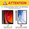 thumbnail image 5 of Fintie Slim Case for Samsung Galaxy Tab S9 11 Inch 2023 Model (SM-X710/X716B/X718U) with Built-in S Pen Holder, Soft TPU Smart Stand Back Cover Auto Wake/Sleep Feature, Composition, 5 of 10