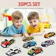 thumbnail image 2 of 35PCS SET Alloy Inertia Car Set Randomly Designed PULL BACK AND GO CAR MINI Racing Car, Durable Toy Party Gift, Boys and Girls Toy Car Gift, 2 of 11