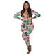 thumbnail image 3 of Mono con estampado de diseño navideño para mujer, pijama Sexy con cuello en V profundo, mono Sexy para chicas adolescentes, camisón para adultos, 3 of 4