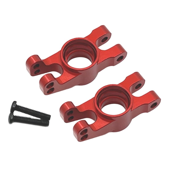 2 piezas 1:14 Copa trasera de aleación de aluminio Juguetes de aleación de aluminio Hobby Actualización de metal resistente Rojo