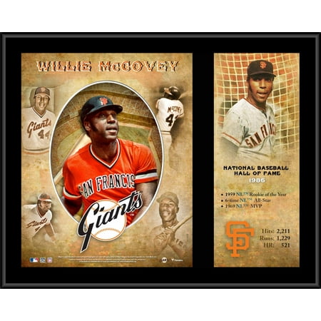 Hall Of Fame Plaque - Willie McCovey San Francisco Giants 12