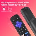 thumbnail image 2 of (2 Pack) Replacement Remote Control for Roku TV - Compatible with TCL/Hisense/Onn/Philips/Sharp/Westinghouse/JVC/RCA/Hitachi/SANYO/Element Roku Smart Television, 2 of 7