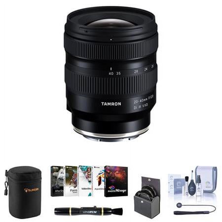 UPC: 0192223226319 | 20-40mm f/2.8 Di III VXD Lens for Sony E Bundle with Corel PC Software Kit  67m Filter Kit  Lens Case  Lens Cleaner  Cleaning Kit  Universal Lens Cap Tether