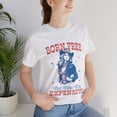 thumbnail image 3 of Retro Vintage Cowgirl Born Free But Now I'm Expensive 4th of July Tee, 3 of 5