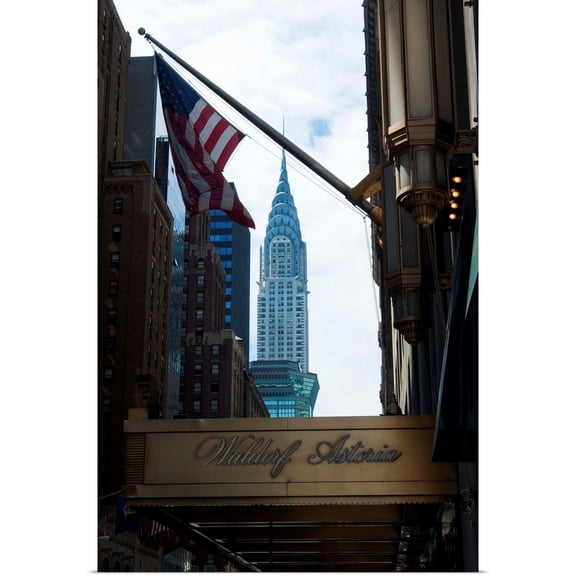 Great BIG Canvas | Rolled Erin Berzel Poster Print entitled Chrysler Building II