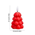 thumbnail image 3 of Christmas Tree Flameless LED Candle with Warm Constant Light, Battery Operated for Mantel Shelf Desk Party Winter Season Decor Gift, 3 of 6