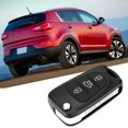 thumbnail image 2 of Funda protectora de repuesto para mando a distancia con 3 botones y tapa para Hyundai i20 i30 i35 iX20 iX35, 2 of 11