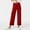 Red, variant on High Waisted Women Yoga Pants Stretchy Crop Wide Leg Casual Chino Pants Comfy Ankle Length Apparel for Everyday and Fitness Activities