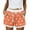 Orange, variant on Ohufall Pajama Shorts for Women Summer Cute Star Printed Drawstring Elastic Waist Sleep Short Loose Comfy Lounge Pj Bottoms with Pockets