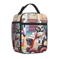 thumbnail image 2 of Kowoue Bluey Pattern Portable Insulated Lunch Bag - Leak-Proof, Compact, and Stylish Cooler Bag - Detachable Handle & Side Mesh Pocket, 2 of 8