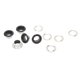thumbnail image 1 of 500 juegos de ojales de 8 mm, ojales redondos de hierro y cobre, ojales redondos, kit de anillos para pantalones, bolsos, sombreros, cinturones, negro mate, 1 of 12