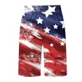 thumbnail image 4 of LIIPEE Men Shorts Casual Summer Fashion Graphic Printed Elastic Drawstring Waist Knee Length Beach Shorts With Pockets Male Comfortable Breathable Soft Daily Shorts,L, 4 of 4