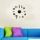 thumbnail image 5 of Reloj de pared DIY Reloj de pared con espejo sin marco Pegatinas de pared mudas grandes Eccomum Negro, 5 of 5