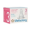 Silicone Nipples-Stage 3(6 Months) Lifefactory 2 Pack