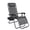Gray Chair (1-Pack), variant on Techfaith Zero Gravity Lounge Outdoor Adjustable Reclining Patio Chair Chairs Steel Mesh Folding Recliner for Pool Beach Camping Lounge Chair with Pillows and Cup Tray(2 Chairs/ Navy)