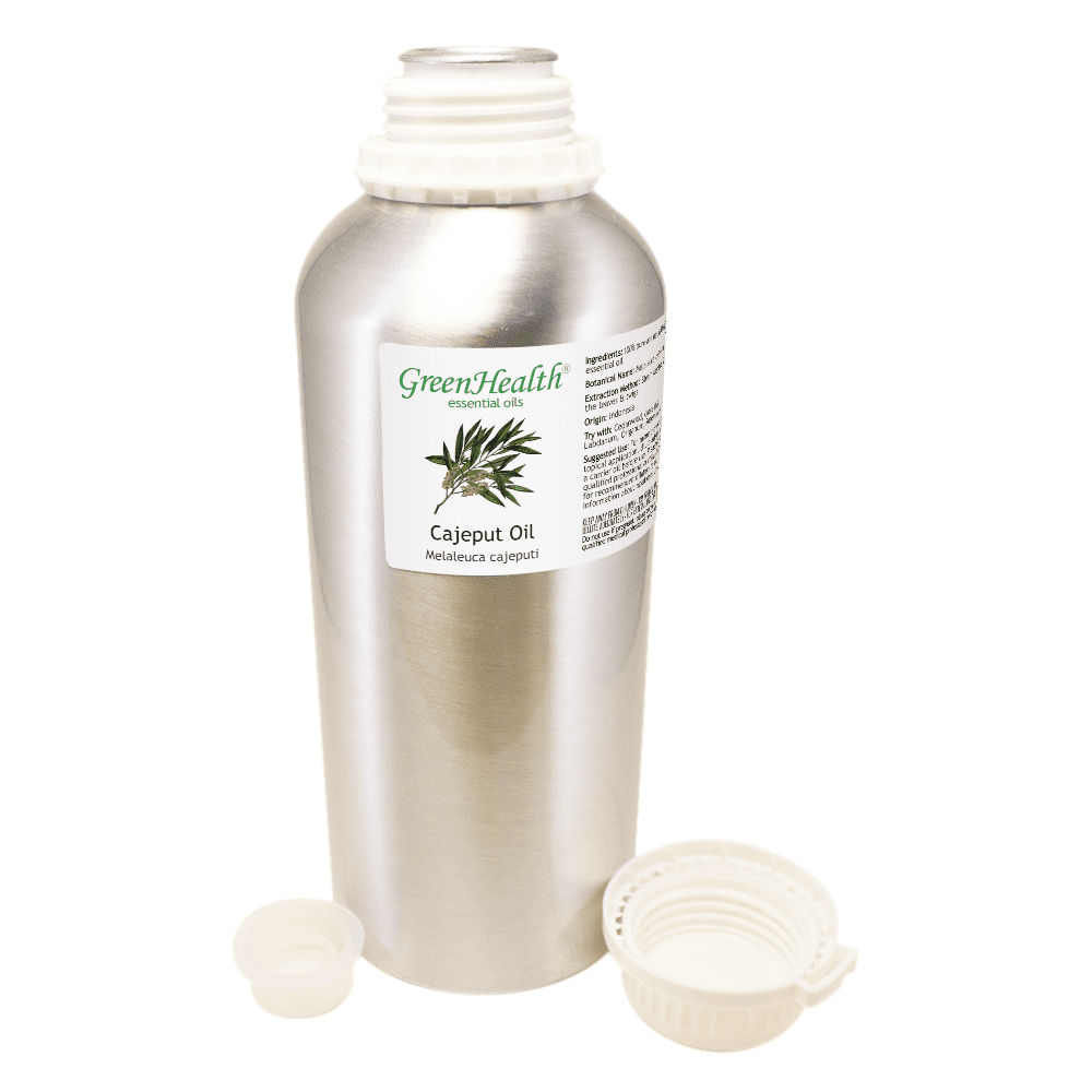 Cajeput Essential Oil - 32 fl oz - Aluminum Bottle w/ Locking Cap
