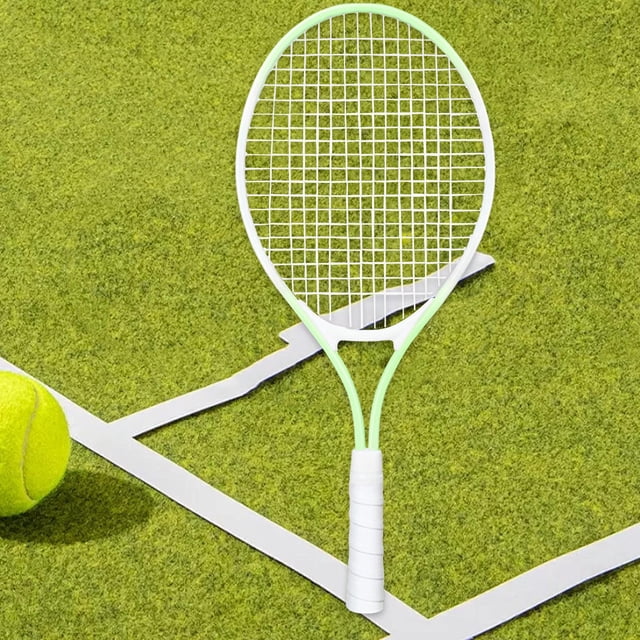 21 pulgadas Equipo de entrenamiento de tenis de tenis de niños Raceta recreativa de tenis Mango ergonómico para park Beach Practice Niñas Niñas Mango verde