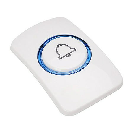 SadoTech Nurse Call Buttons & Wireless Caregiver Pager SOS Life Alert DYI Doorbell Pager, Extra Add-On Transmitter Button, White 