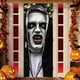 thumbnail image 4 of Pegatinas 3D de puerta de monja para Halloween, pegatinas de pared de monja, temática de terror para dormitorios. 15.16x78.74 pulgadas, 4 of 8
