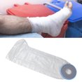 thumbnail image 4 of Protector De Heridas, Suministros Para Baño De Ducha, Cubierta Fundida Lavable Antideslizante, Azul Y Transparente Para Quemaduras, Problemas De La Piel, Rasguños Y Erupciones ANGGREK Leg Waterproof Cover, 4 of 8