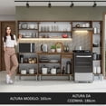thumbnail image 5 of Cocina Integral Completa Modular Madesa Emilly 261cm MM 09, 5 of 5